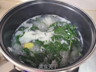 紫苏虾仁粥的做法步骤：8