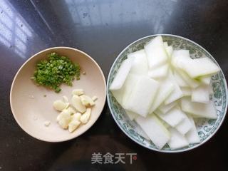 蚝油冬瓜片的做法步骤：1
