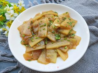 蚝油冬瓜片的做法步骤：7