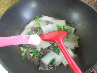 小青菜冬瓜荞麦面疙瘩的做法步骤：6