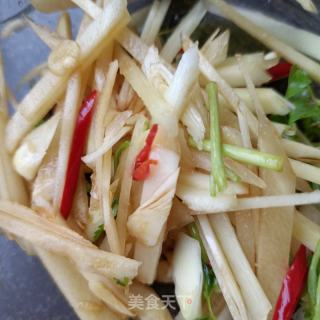子姜拌烤肠的做法步骤：8