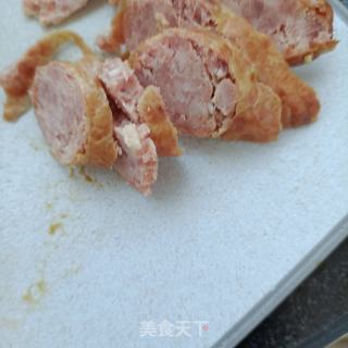 子姜拌烤肠的做法步骤：9