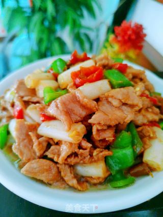 酸藕带炒牛肉的做法