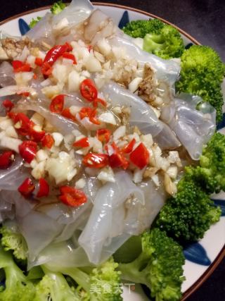 西兰花拌粉皮的做法步骤：6