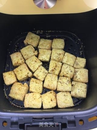 空气炸锅烤豆腐的做法步骤：6