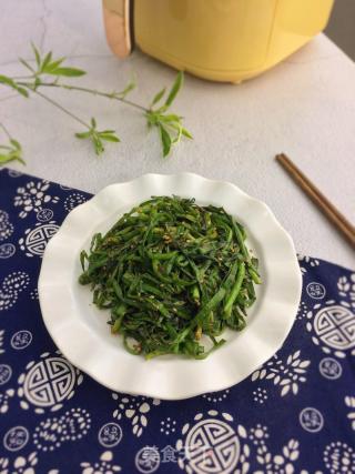 空气炸锅烤韭菜的做法步骤：12