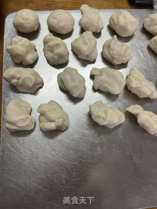 蛋黄酥的做法步骤：5
