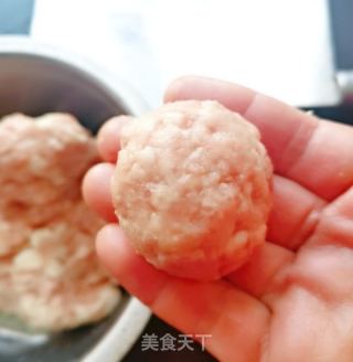肉丸汤的做法步骤：5