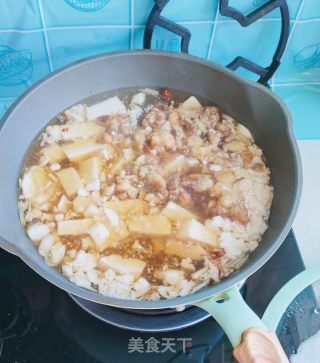 酥肉豆腐汤的做法步骤：5