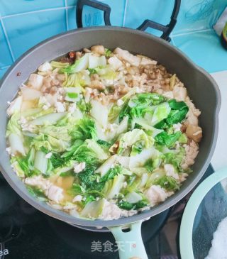 酥肉豆腐汤的做法步骤：7