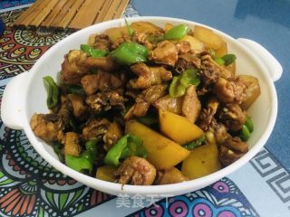 土豆辣子鸡块的做法步骤：7