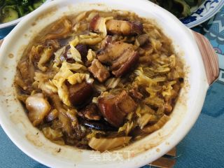 砂锅酸菜红烧肉的做法