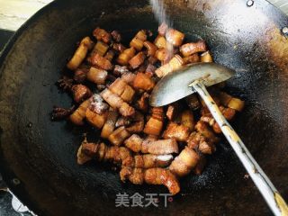 红烧肉烩菜的做法步骤：9