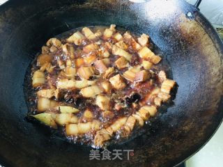 红烧肉烩菜的做法步骤：11