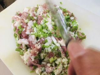韭菜花大肉水饺的做法步骤：3