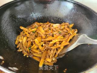 茄子肉丝焖面的做法步骤：8