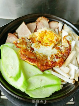 卤香牛肉煲仔饭的做法步骤：8