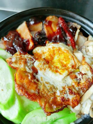卤香牛肉煲仔饭的做法步骤：10