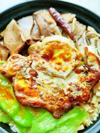 卤香牛肉煲仔饭的做法步骤：11
