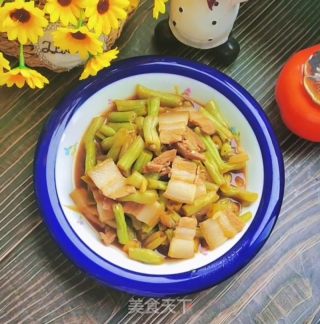 五花肉烧白芸豆的做法步骤：12