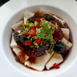 皮蛋拌豆腐的做法步骤：14