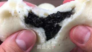芝麻流心包，香飘四溢，柔软有弹性。的做法步骤：22