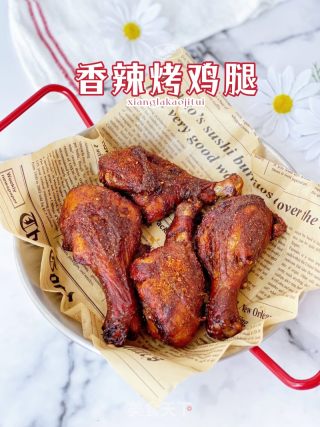‼️香辣诱人????外焦里嫩的空气炸锅香辣烤鸡腿的做法