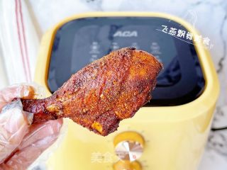 ‼️香辣诱人????外焦里嫩的空气炸锅香辣烤鸡腿的做法步骤：15