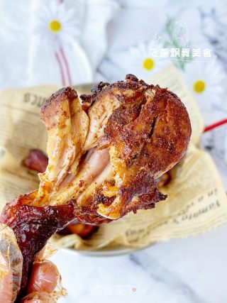 ‼️香辣诱人????外焦里嫩的空气炸锅香辣烤鸡腿的做法步骤：18