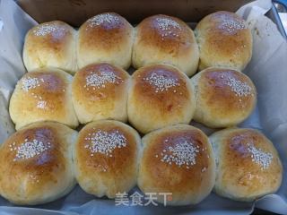 陈皮绿豆沙面包的做法