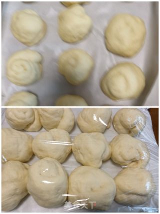 陈皮绿豆沙面包的做法步骤：4