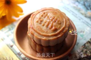 自制蛋黄月饼的做法步骤：11