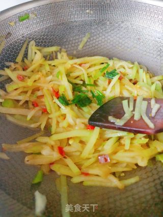 小炒冬瓜条的做法步骤：9