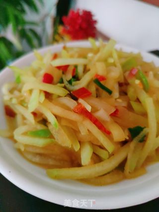 小炒冬瓜条的做法步骤：10