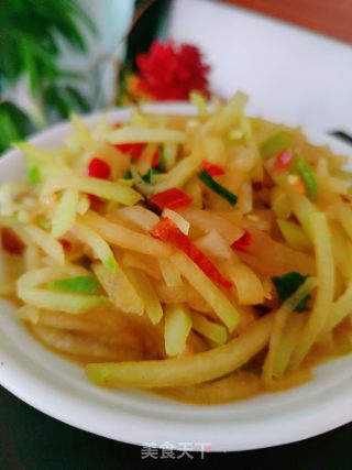 小炒冬瓜条的做法步骤：11