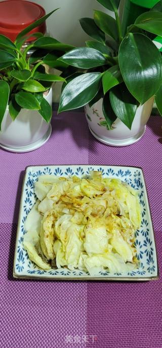 葱油淋手撕包菜的做法步骤：8