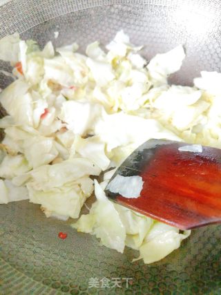 酸辣包菜的做法步骤：9