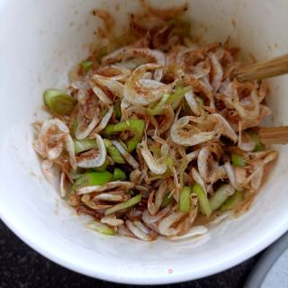 葱香虾皮拌茄子的做法步骤：9