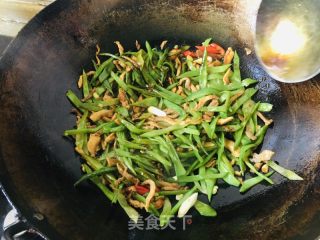 刀豆炒肉丝的做法步骤：10