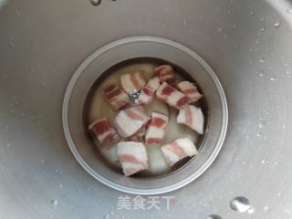 芥菜干炖肉的做法步骤：2