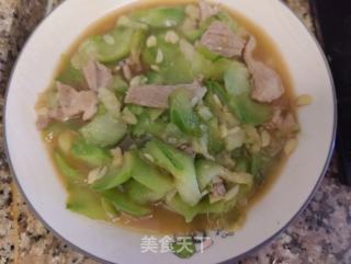 丝瓜炒瘦肉的做法步骤：7