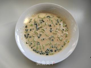 秋葵鸡蛋饼的做法步骤：5