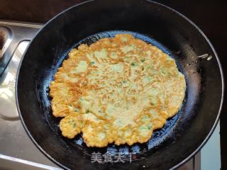 秋葵鸡蛋饼的做法步骤：7