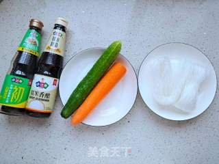 酸香爽口粉丝的做法步骤：1