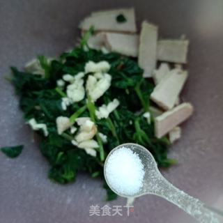 煮肉拌人参苗的做法步骤：9