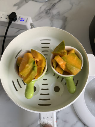 婴儿南瓜蒸糕的做法步骤：2