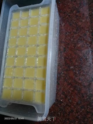 冻姜汁粒的做法