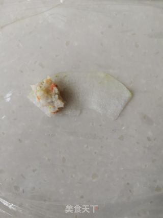 金汤虾滑冬瓜卷的做法步骤：4