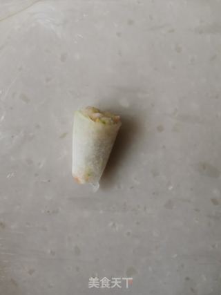 金汤虾滑冬瓜卷的做法步骤：5
