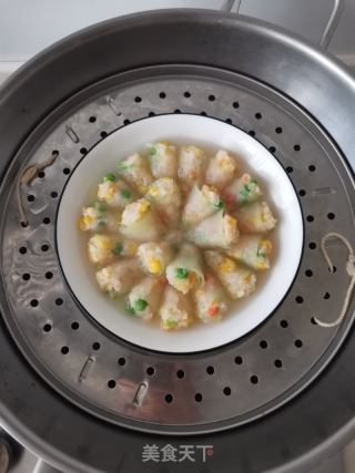 金汤虾滑冬瓜卷的做法步骤：7